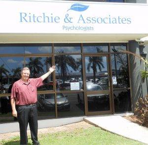 Ian-front Ian out front of Ritchie and Associates Psychologists